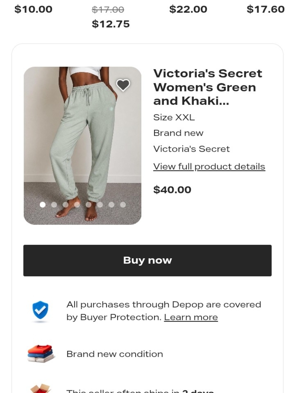Victoria's Secret Sage Green Kids Jogger Sweatpants